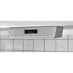 Soundmaster - UR2016SI - Keuken Onderbouwradio - DAB+/FM - Inclusief Bevestigingsmaterialen