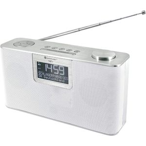 DAB700WE Tischradio dab+, ukw aux, Bluetooth®, sd, usb Freisprechfunktion, Inkl. Mikrof - Soundmaster