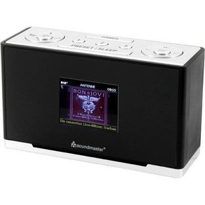 Soundmaster UR240SW - Digitale Wekkerradio - DAB+/FM - Zwart
