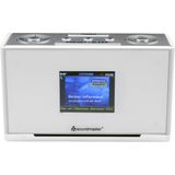 Soundmaster UR240WE - Digitale Wekkerradi - DAB+/F - met Kleurendispla - Wit