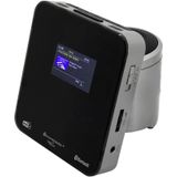 Soundmaster UR260SI - Digitale wekkerradio, DAB+/FM met bluetooth en USB
