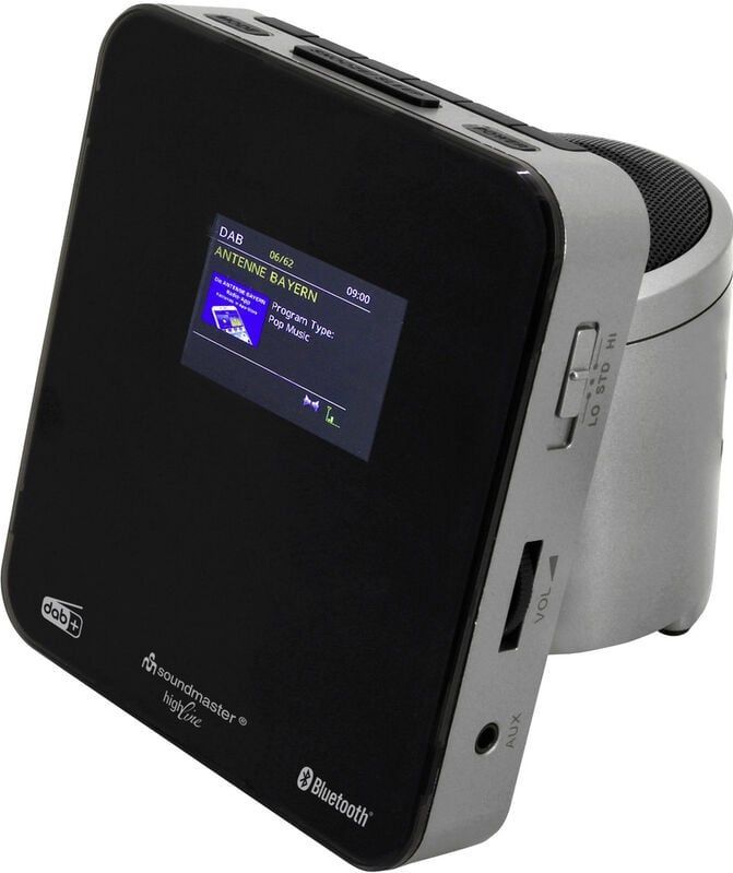 Soundmaster UR260SI - Digitale wekkerradio, DAB+/FM met bluetooth en USB