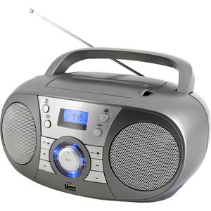 Soundmaster SCD1800TI - Boombox met DAB+/FM-radi - CD/MP3-spele - Bluetooth en USB