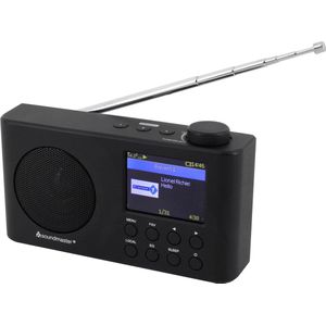 Soundmaster IR6500SW - Portable Internetradio met Ingebouwde Accu en Kleurendispla - Zwart