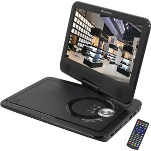 Soundmaster - PDB1910SW - Portable DVD-speler - Zwart - 10,1" TFT-LCD-scherm