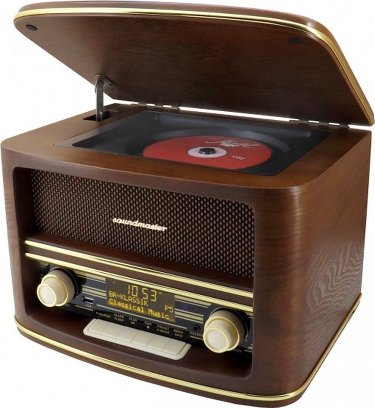 Soundmaster NR961 - Nostalgische DAB+ radio met CD-speler, bluetooth en USB