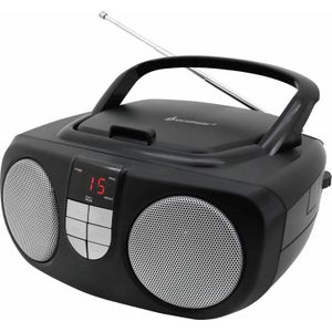 Soundmaster SCD1400SW draagbare CD-speler (FM), Radio, Zwart