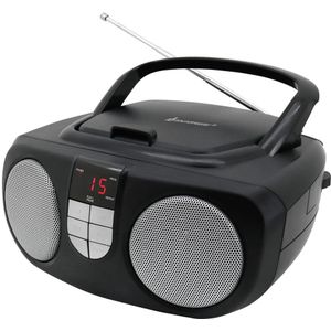 Soundmaster - SCD1400SW - Boombox - Zwart - CD-speler - FM-radio