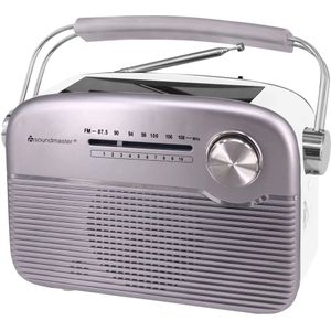 Soundmaster - FM-radio TR480SI - Radio - Zilver - Zonnepaneel