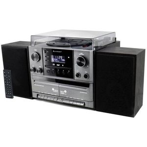 Soundmaster MCD5600SW, Schwarz, 2 Karten, 10 W, DAB+, FM, 3,5 mm, AC