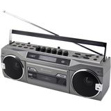 Soundmaster SRR80TI - Retro Stereo Radio/Cassetterecorder - DAB+ - Bluetooth - USB - SD