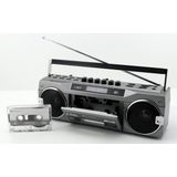 Soundmaster SRR80TI - Retro Stereo Radio/Cassetterecorder - DAB+ - Bluetooth - USB - SD