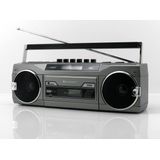 Soundmaster SRR80TI - Retro Stereo Radio/Cassetterecorder - DAB+ - Bluetooth - USB - SD