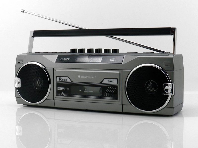 Soundmaster SRR80TI - Retro Stereo Radio/Cassetterecorder - DAB+ - Bluetooth - USB - SD