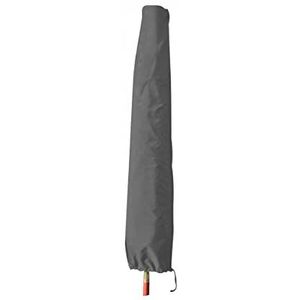 greemotion Beschermhoes parasol 3m diameter - parasolhoes marktscherm in grijs - tuinmeubelafdekking - parasolhoes - polyester - tuinbeschermhoes voor buitenmeubels
