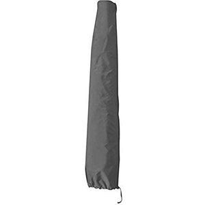 greemotion Beschermhoes parasol 4 m diameter - parasolhoes marktscherm in grijs - tuinhoes - parasolhoes - polyester - tuinbeschermhoes voor outdoormeubels