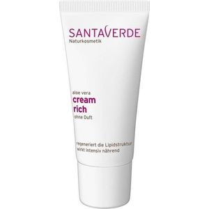 Santaverde Aloe Vera Cream Rich – Fragrance Free Gezichtscrème 30 ml