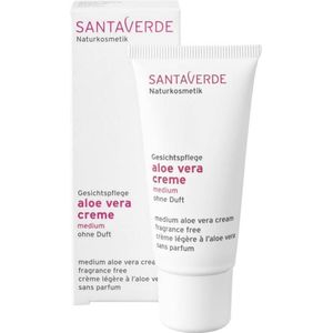 Santaverde Aloe Vera Cream Medium – Fragrance Free Gezichtscrème 30 ml