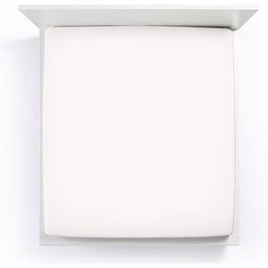 HOMESCAPES hoeslaken vanille/creme Hoeslaken voor matrasmaat 160 x 200