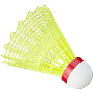 VICTOR Ball Shuttle 3000-snelle badminton-nylonbal, geel, doos van 6