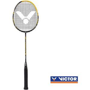 VICTOR badmintonracket Ultramate 9, mat geel zwart, 088/0/9