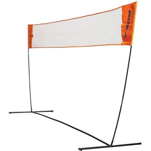 VICTOR Easy badmintonnet – multifunctioneel net voor buiten, in hoogte verstelbaar, 3 m
