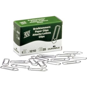 Duurzame paperclips, 32 mm, 1000 stuks, gegalvaniseerd, 121125