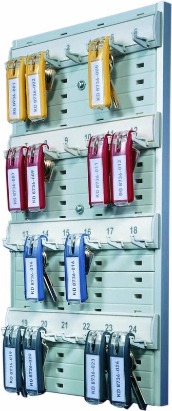 Schlüsselhalter key board 24 - 1956 195610 Anzahl Haken 24 Silber - Durable