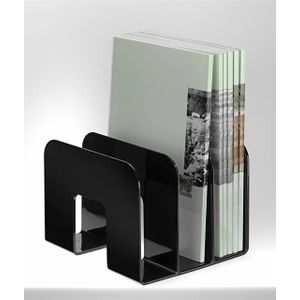 Durable 1701395060 Tijdschriftenhouder Trend, 2 stuk, zwart