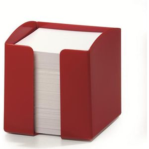 6 x Durable Zettelkasten Trend 10x10x10,5cm rot