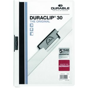 DURABLE Klemmhefter Duraclip DIN A4 weiß