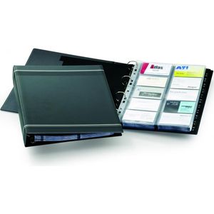 DURABLE Visitenkarten-Ringbuch anthrazit