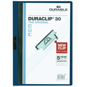 Klemmap durable duraclip a4 3mm 30v nbl | 25 stuks
