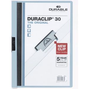 Durable - Klemmap Duraclip A4 3mm 30 vellen lichtblauw