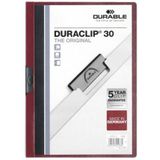 Klemmap Durable 2200 A4 3mm aubergine