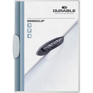 Durable Klemmmappe Swingclip A4 PP bis 30 Blatt weiß