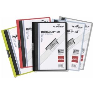Durable klemmap Duraclip Original 30 geassorteerde kleuren