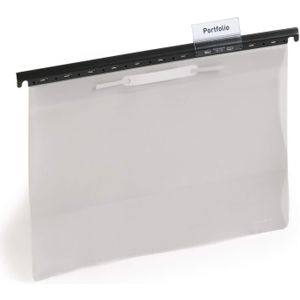25 x Durable Hängehefter A4 Kunststoff transparent/grau