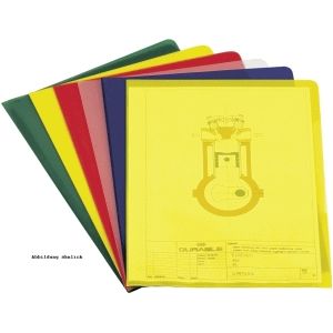 Durable Sichthüllen A4 120 my rot 100 Stück