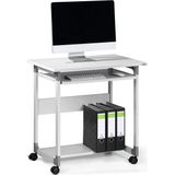 Durable Computertrolley Met wieltjes, In hoogte verstelbaar Hoogte: 550 tot 630 mm (b x d) 750 mm x 534 mm Grijs SYSTEM 75 FH 379610