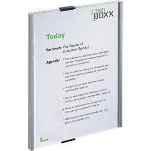 Durable Türschild Info Sign 210x297mm silber