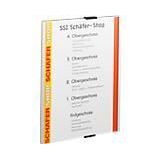 Durable Einsteckschild für Türschild Info Sign 210x148,5mm weiß VE=20