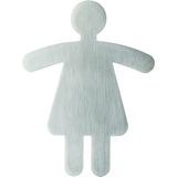 Durable Piktogramm 'WC Damen' Edelstahl
