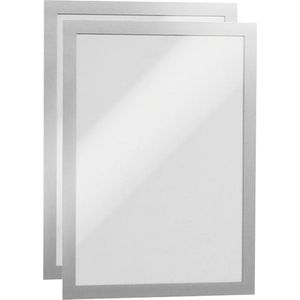 DURABLE Inforahmen Duraframe A4 selbstklebend 2 St silber