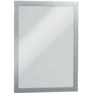 Duraframe® A4 grootverpakking, zelfklevende posterkader, Metaal-zilver, 10 stuks