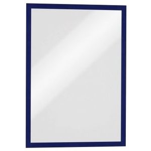 DURABLE DURAFRAME® informatieframe, zelfklevend, magnetisch, voor A3, frame blauw, VE = 12 stuks