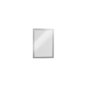 Durable Magnetrahmen Duraframe selbstklebend A4 metallic silber