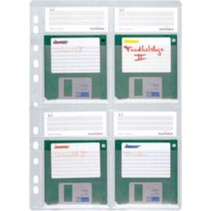 Durable 524319 zakjes met 5 A4-hoezen voor diskettes