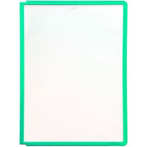 DURABLE Transparante zichtmap met profiellijst, voor A4, VE = 10 stuks, groen