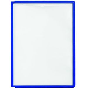 DURABLE Transparante zichtmap met profiellijst, voor A4, VE = 10 stuks, blauw